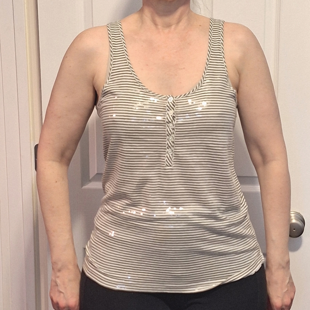 🌞 J. CREW | Sequin, Tank Top
